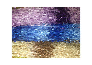 Κίνα 100% φανταχτερά νήματα τσιγγελακιών χρώματος πολυεστέρα πολυ για το πλέξιμο του μαντίλι, Eco φιλικό προμηθευτής